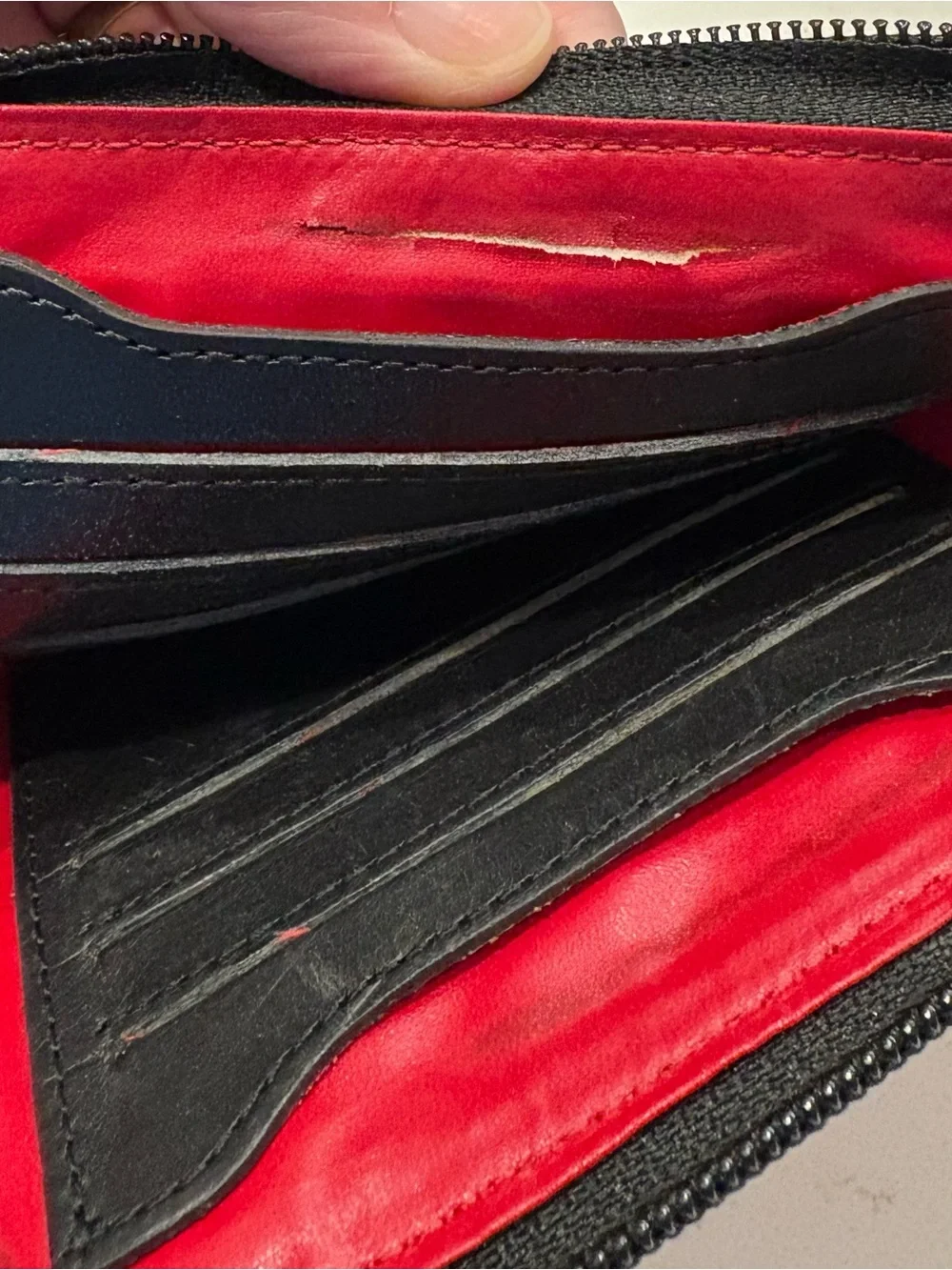 Dooney & Bourke Plaid Wristlet in Red, Green, Blue and Cream